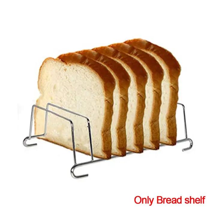 Support de refroidissement de pain en acier inoxydable, support de pain grillé, grille de refroidissement rectangulaire pour Restaurant, accessoires de friteuse à Air, support de crêpes pour la maison
