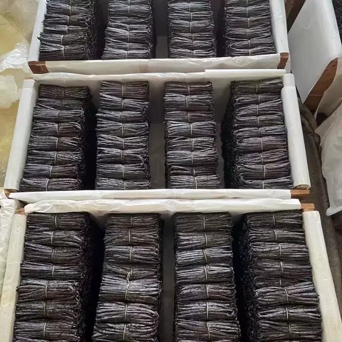 10/20 pièces dosettes de vanille de Madagascar de qualité supérieure (14-15 cm) parfum riche d'arôme de haricot