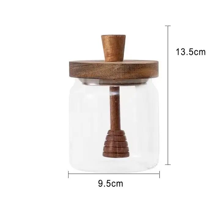 Pot de miel en verre à haute teneur en borosilicate