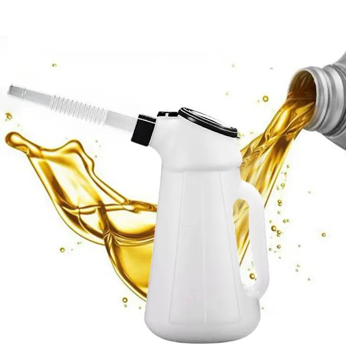 Conteneur de mesure d'huile 1,2 l/2l/3L/4L/5l, distributeur d'huile avec bec pour lubrifiant la Machine de voiture, véhicules domestiques, pichet d'huile automatique