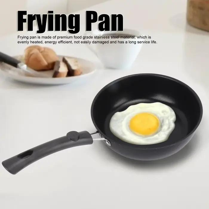 Mini poêle à frire en acier inoxydable antiarina, marmite à frire épaissie, œufs frits, casserole, gaz, induction, ustensiles de cuisine, 12-20cm, 1 pièce 