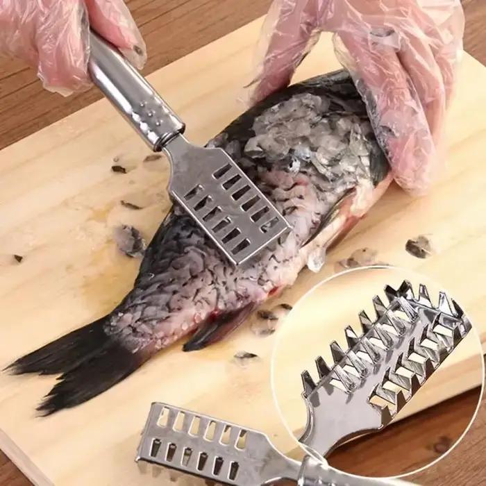 Couteau en écailles de poisson en acier inoxydable