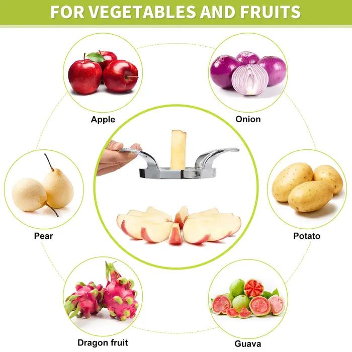 Coupe-fruits extra large en acier inoxydable