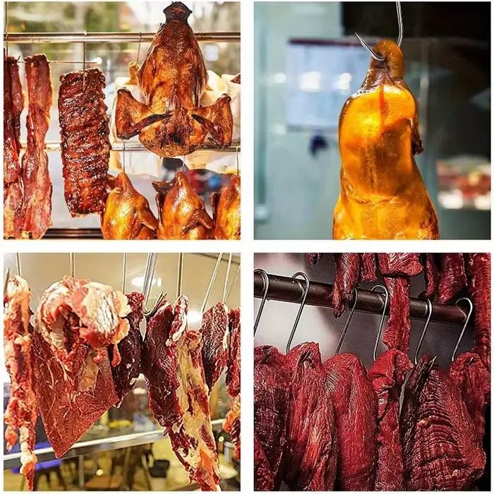 Crochets de suspension pour viande en acier inoxydable