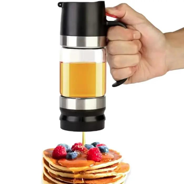 Distributeur de miel en verre durable de 300 ml