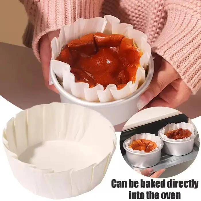 Doublure de moule à gâteau pliable pour la cuisson
