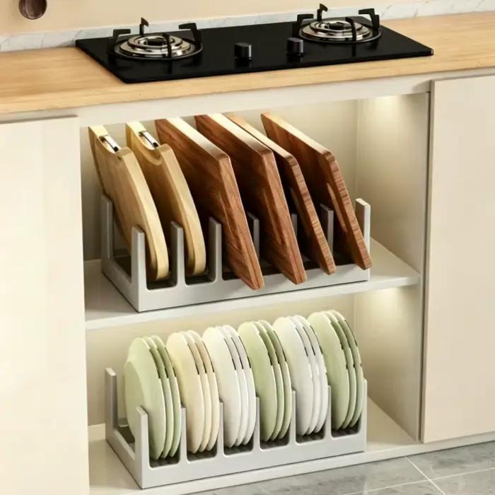 Support multifonctionnel pour couvercles de casseroles