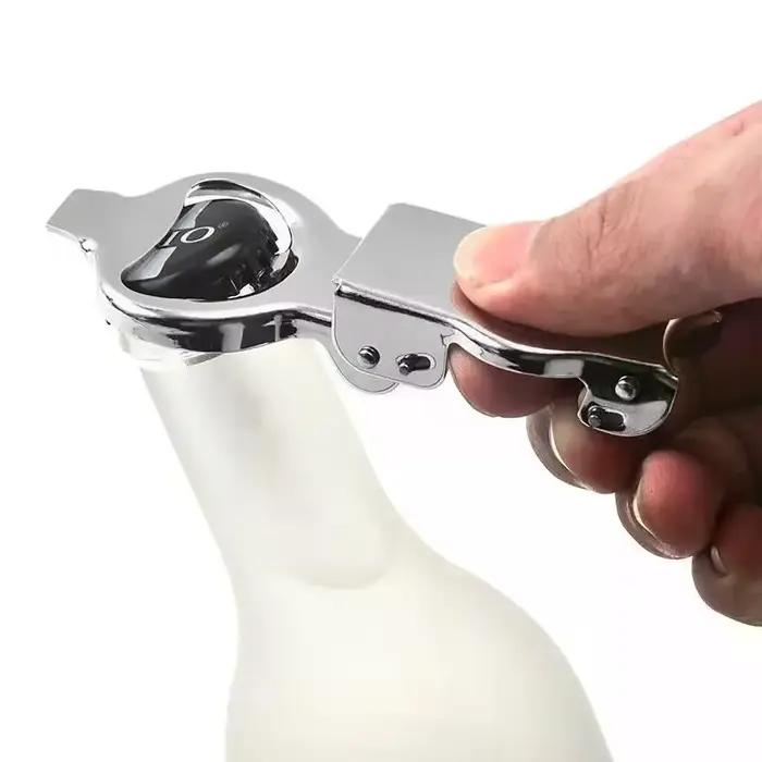 Ouvre-bouteille à champagne multifonctionnel en acier inoxydable, durable, permettant de gagner du temps, parfait pour la maison, les bars, les fêtes, les mariages et les événements
