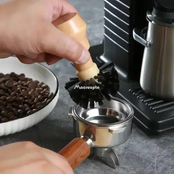 Brosse de nettoyage porte-filtre Barista expresso café doseur