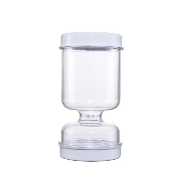 Récipient en plastique moderne pour séparation des aliments des liquides avec tamis flip pour préparation facile et rangement pratique occasions spéciales
