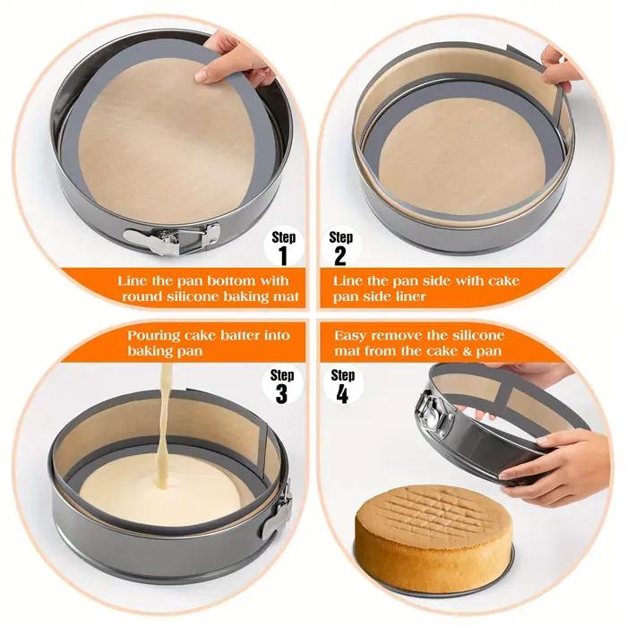 Coussin de cuisson en Silicone adapté au fond plat Springform