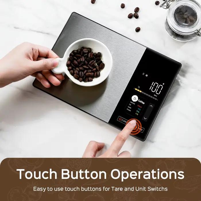 Balance de cuisine intelligente connectée à une application mobile pour le calcul des calories des aliments