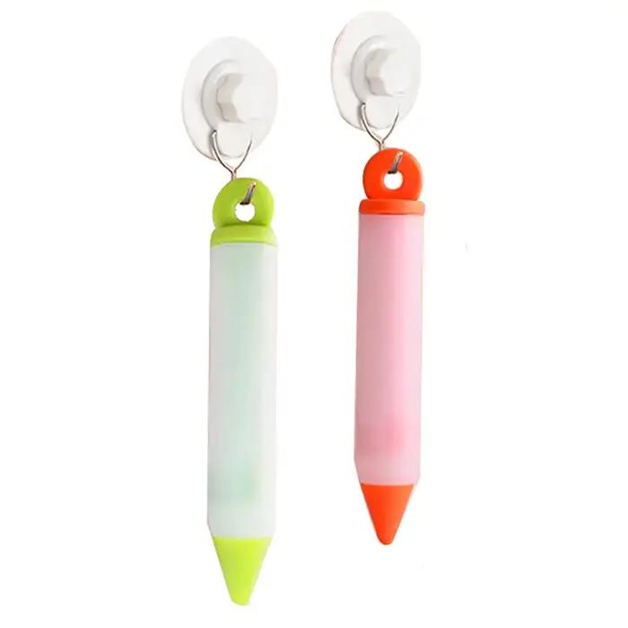 Ensemble de stylos à gaufrage en Silicone, 1 pièce, stylo d'écriture crème au chocolat, bouche de gaufrage, cuisson de gâteaux, biscuits, Dessert, stylo décoratif