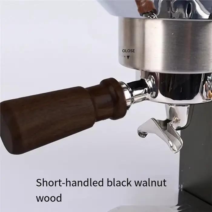 Accessoires pour machine à café B64B - Porte-filtre M10 avec poignée en bois - Outils de café en bois pour machine à expresso
