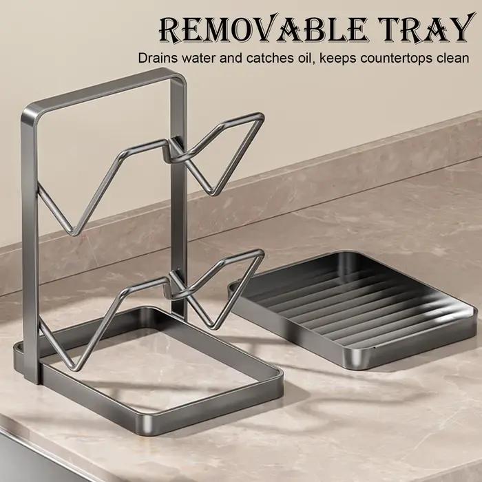  Support de rangement pour couvercles de casseroles sans perçage