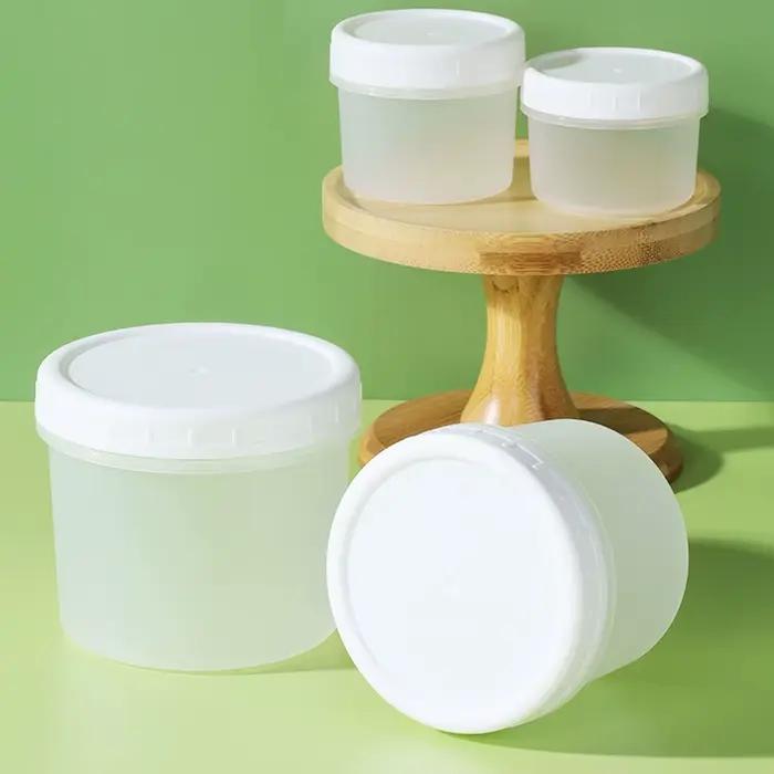 Pots de pouding au yaourt 160 ml/400 ml avec couvercles