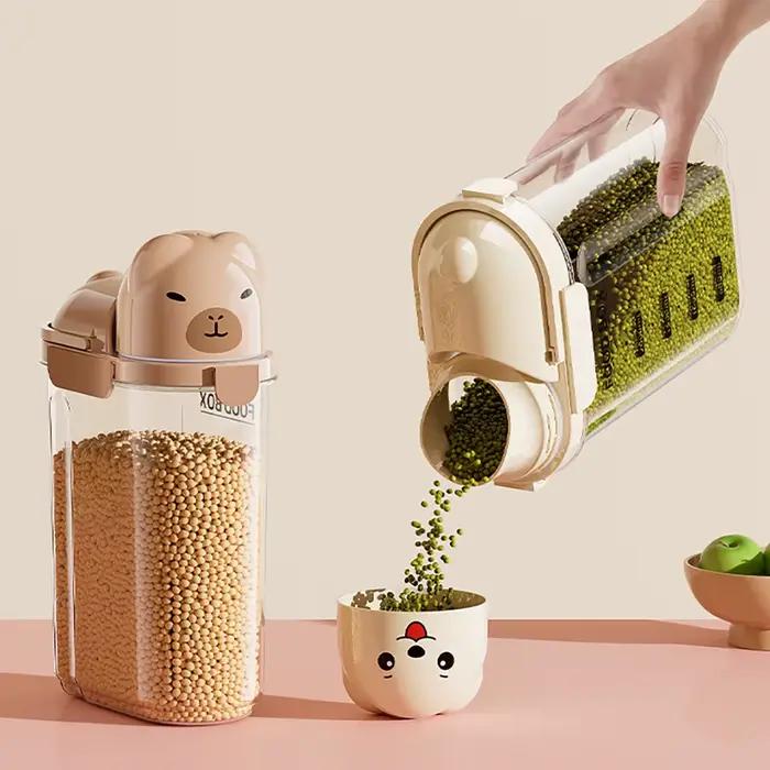 Pots de stockage hermétiques sur le thème des dessins animés