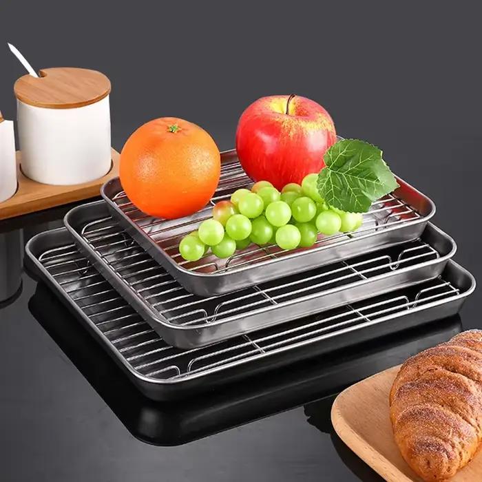 Plateau de Barbecue en acier inoxydable