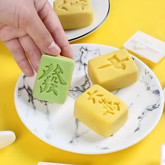 Moule à pâtisserie en forme de Mahjong
