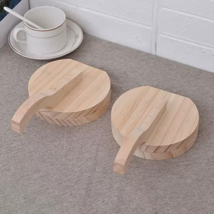 Presseur d'emballage de boulettes en bois, outil de pâtisserie pour forme ronde, accessoire de cuisine pour chapatis et biscuits, cadeau pour amateurs de cuisine et professionnels, occasions spéciales et quotidiennes