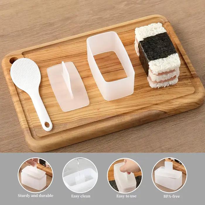 Moule de presse à Musubi et palette de riz, moule de presse à riz pour fabricant de Musubi facile à utiliser à la maison pour Bento, collations à sushi, fête et pique-nique