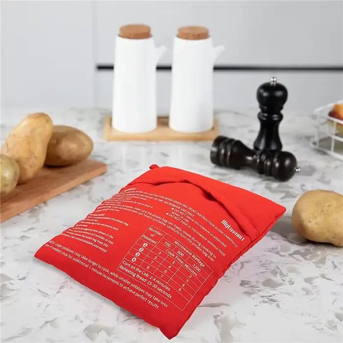Sac de cuisson pour pommes de terre au micro-ondes