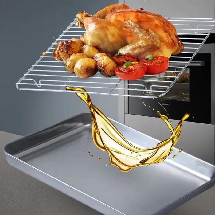 Plateau de Barbecue en acier inoxydable