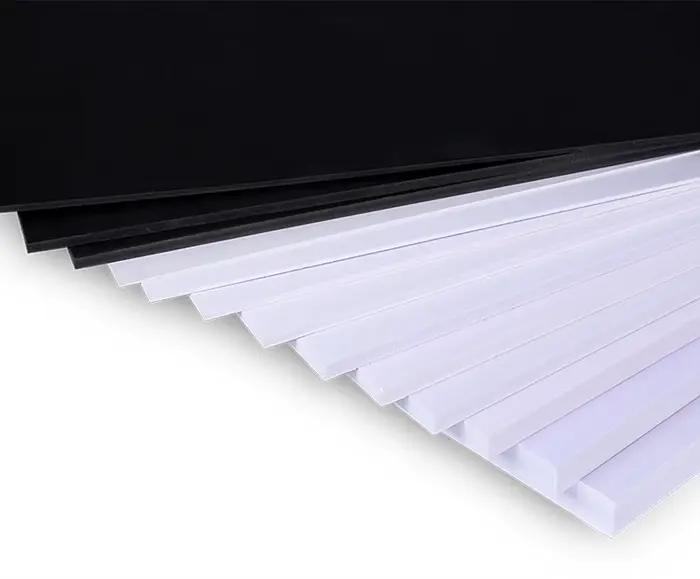 Plaque en mousse PVC noire/blanche pour modélisme
