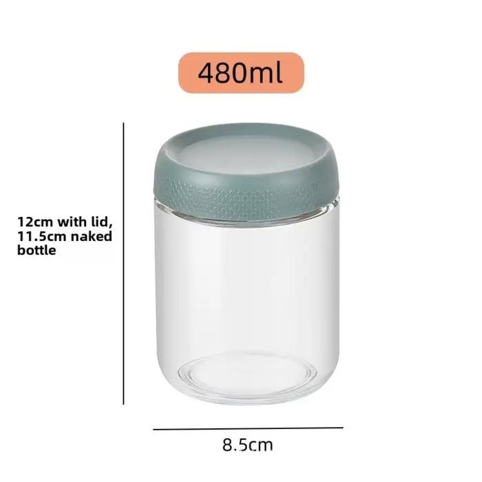 Conteneurs d'avoine de nuit de 480ml et 16oz, outil de stockage des aliments à large bouche, bol à yaourt avec couvercles, récipients alimentaires pour collation, épices, sucre