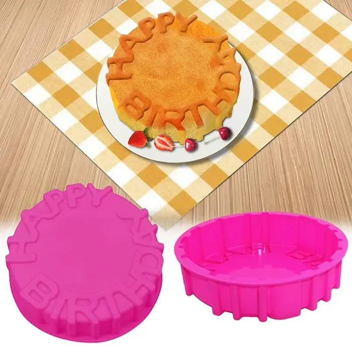 Moule à gâteau rond en silicone pour mousse