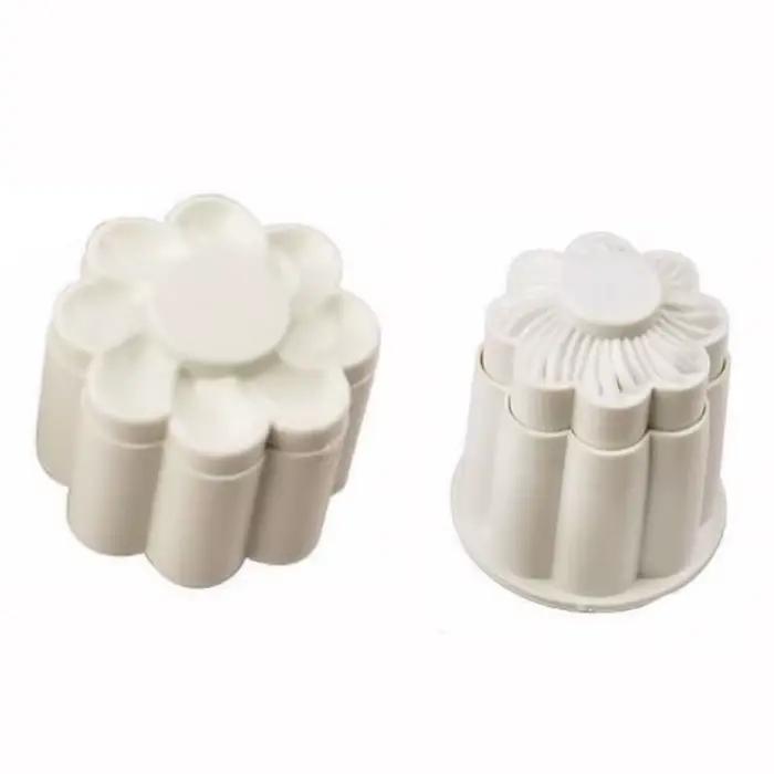 Aomily-Emporte-pièces en forme de fleurs en 3D, 2 pièces/ensemble, moules pour découper des strass, des gâteaux faits maison, du chocolat en relief