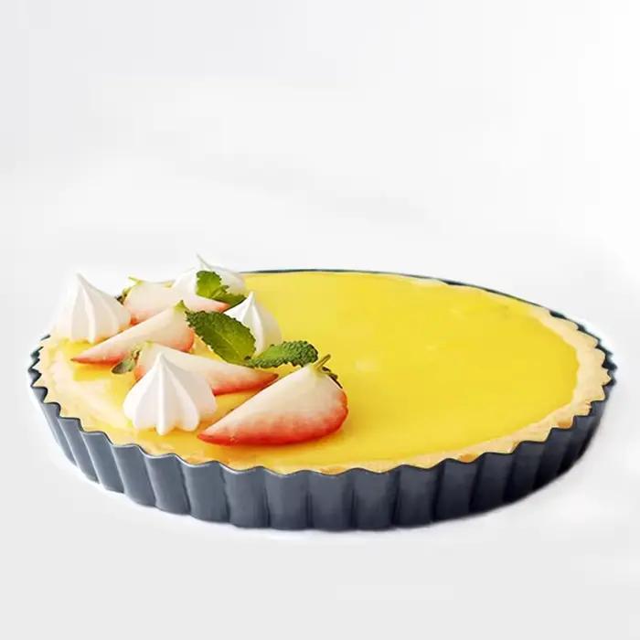 Moule à tarte cannelé, cuisson du fond amovible