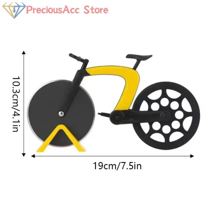 Coupe-pizza créatif en forme de vélo