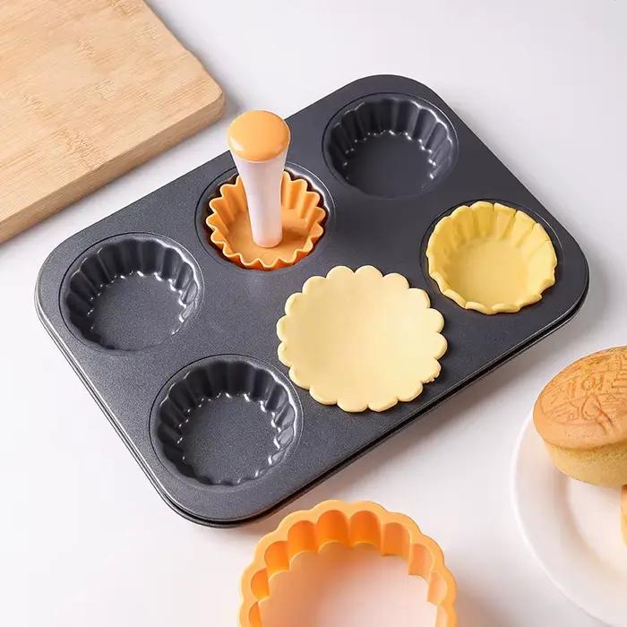 Ensemble de moules à tartelettes en plastique pour mini tartes rondes