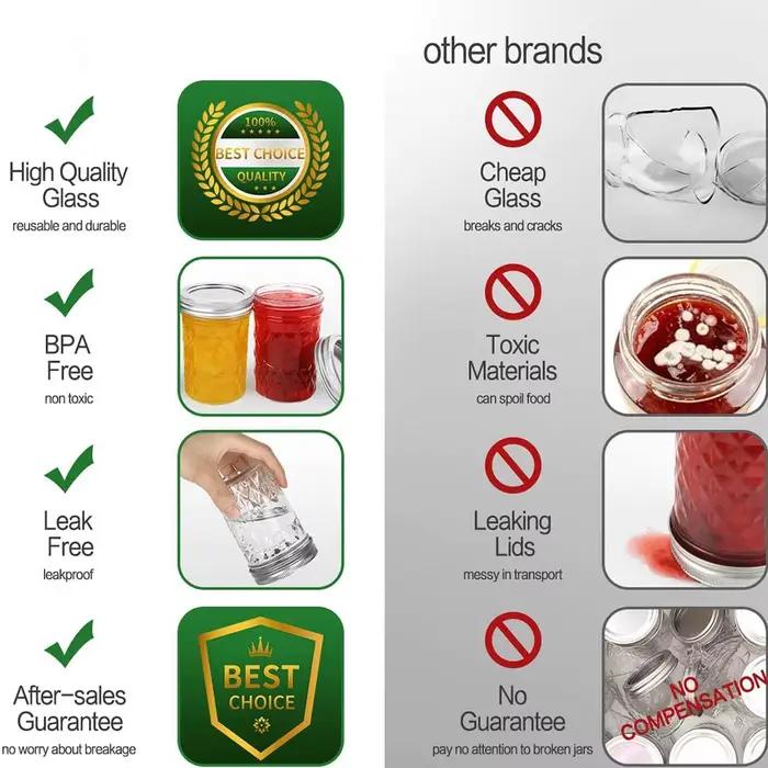 Bocaux Mason de Conserve de 240ml