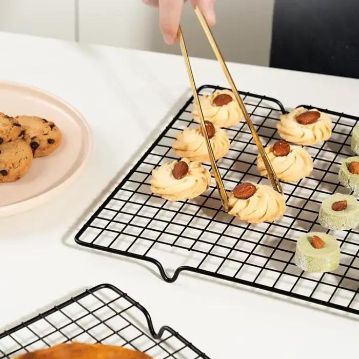 Support de refroidissement pour pain, biscuits, gâteaux, en acier inoxydable, grille sèche goutte à goutte, poêle de cuisson, outils de cuisson ménagers, accessoires de cuisine