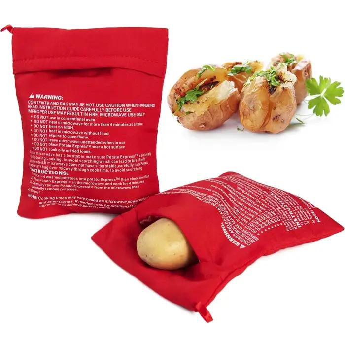 Sac de pommes de terre au micro-ondes réutilisable Express sac de cuiseur