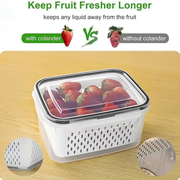 Conteneurs de stockage de fruits pour réfrigérateur