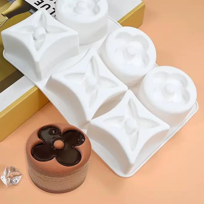 Moule à gâteau en Silicone 3D fleur d'amour