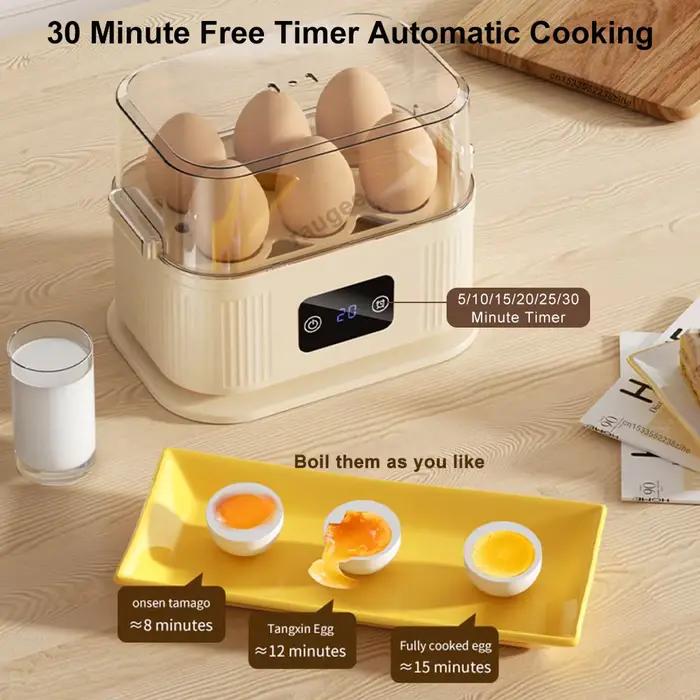 Cuiseur à œufs électrique mini automatique multifonctionnel pour petit-déjeuner