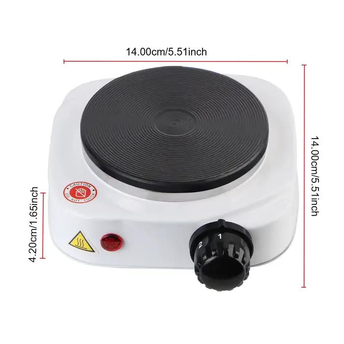 Mini cuisinière électrique multifonctionnelle pour café, lait et eau, idéale pour chauffer rapidement et économiser de l'énergie, disponible en gris clair et jaune clair
