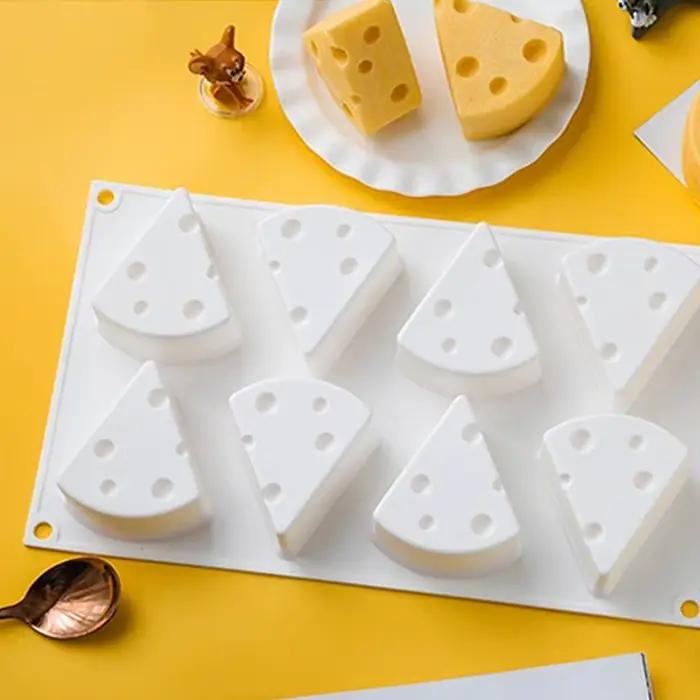 Moule en silicone 3D en forme de fromage