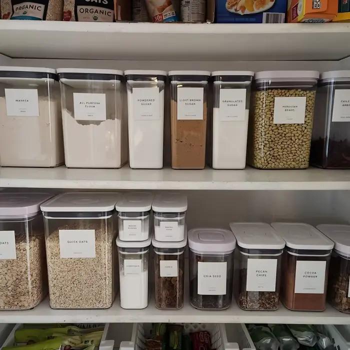 Étiquettes de garde-manger (conception minimale)