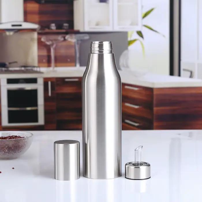 500/750/1000ml acier inoxydable Olive Anti-déversement étanche Portable accessoires de cuisine distributeur d'huile