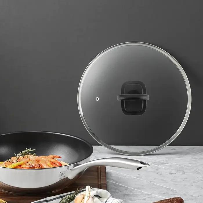 Poignée de rechange pour couvercle de casserole et de poêle en caoutchouc avec revêtement céramique pour homme et femme pour cuisine et camping