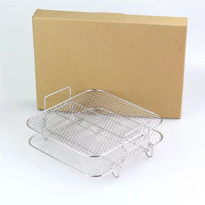 Grille de four à air chaud en acier inoxydable 304 pour cuisson saine et multifonctionnelle à offrir pour occasions familiales et spéciales