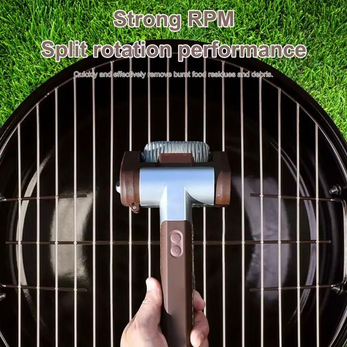 Brosse de gril à rouleau électrique 350 tr/min