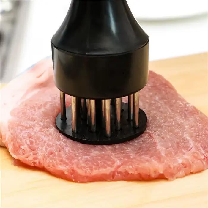 Attendrisseur de viande à 21 aiguilles, outil pour jambes de poulet, ailes, Steak, barbecue, cuisine, marteau de frappe