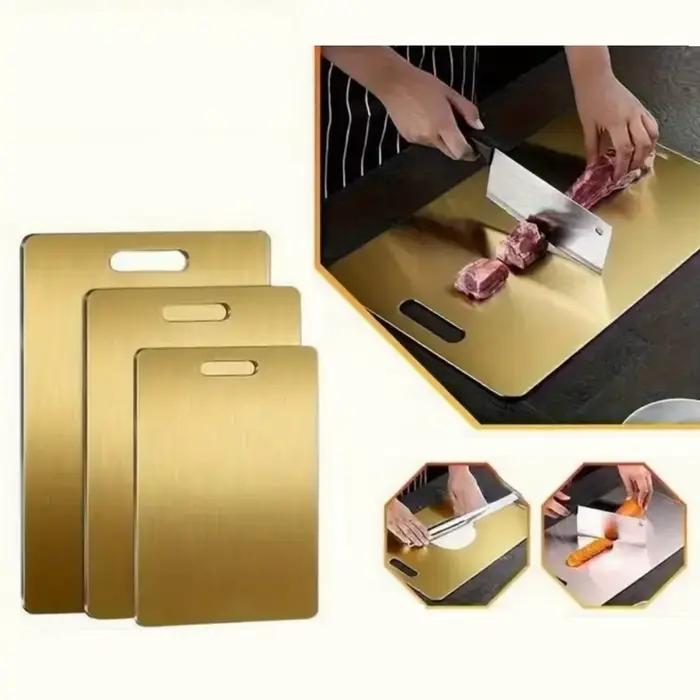 Planche à découper en acier inoxydable pour la cuisine