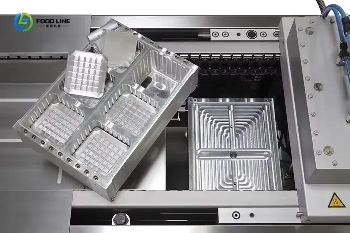 Machine de thermoformage personnalisée pour la viande, petite machine d'emballage sous vide, scelleuse sous vide industrielle